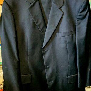 JOS. A. BANKS NAVYBLUE SUIT 40"X29" 2PC.JACKET APPROX 40", SLACKS 31" WAIST,29"L